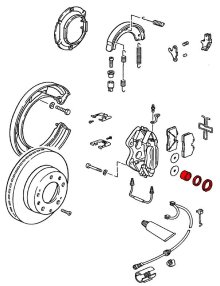 他の写真1: リアキャリパーリペアキット/964