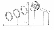他の写真1: ピストンリングセット/996