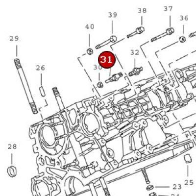 画像1: 温度センサー（DME用）/924・944・968