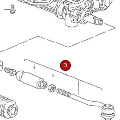 画像2: タイロッド（タイロッドエンド含）/993