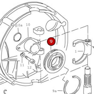 画像1: スローアウトベアリング（クラッチレリーズベアリング）for rubber or spring-centered disc/930