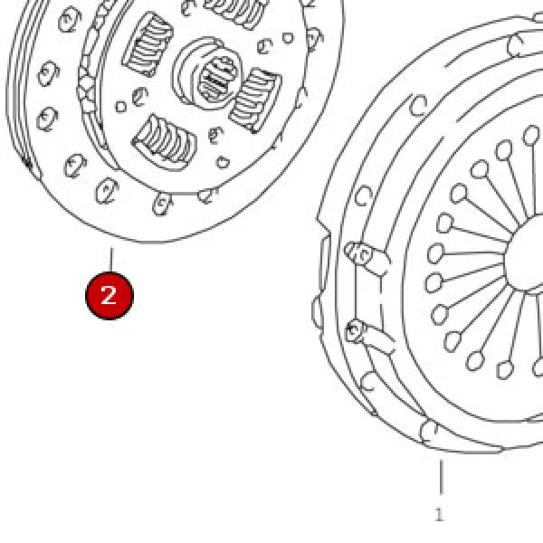 画像2: Sachs クラッチディスク/930 (2)